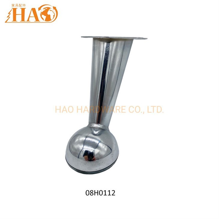 Coes Soffa Traed Crwn Gyda Chrome Plated